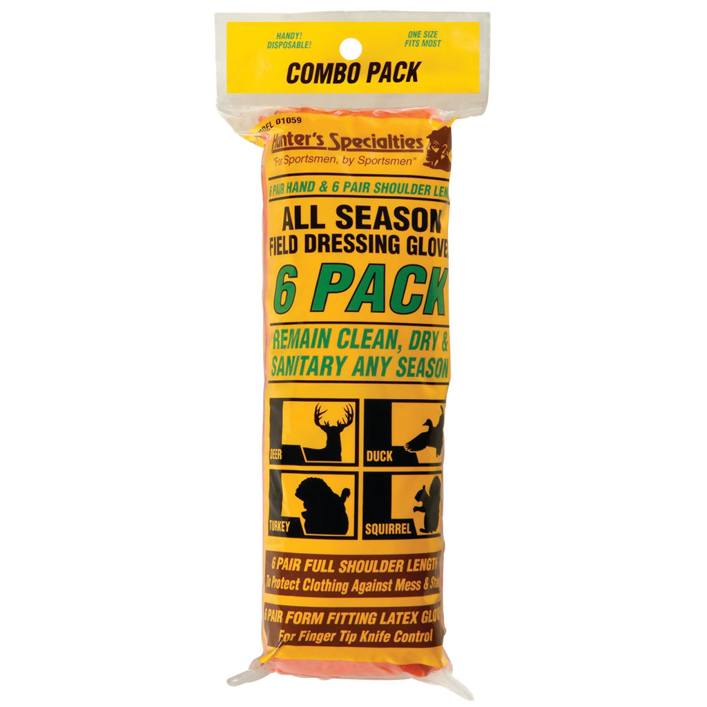 Hunters Specialties Field Dressing Gloves Combo Pack