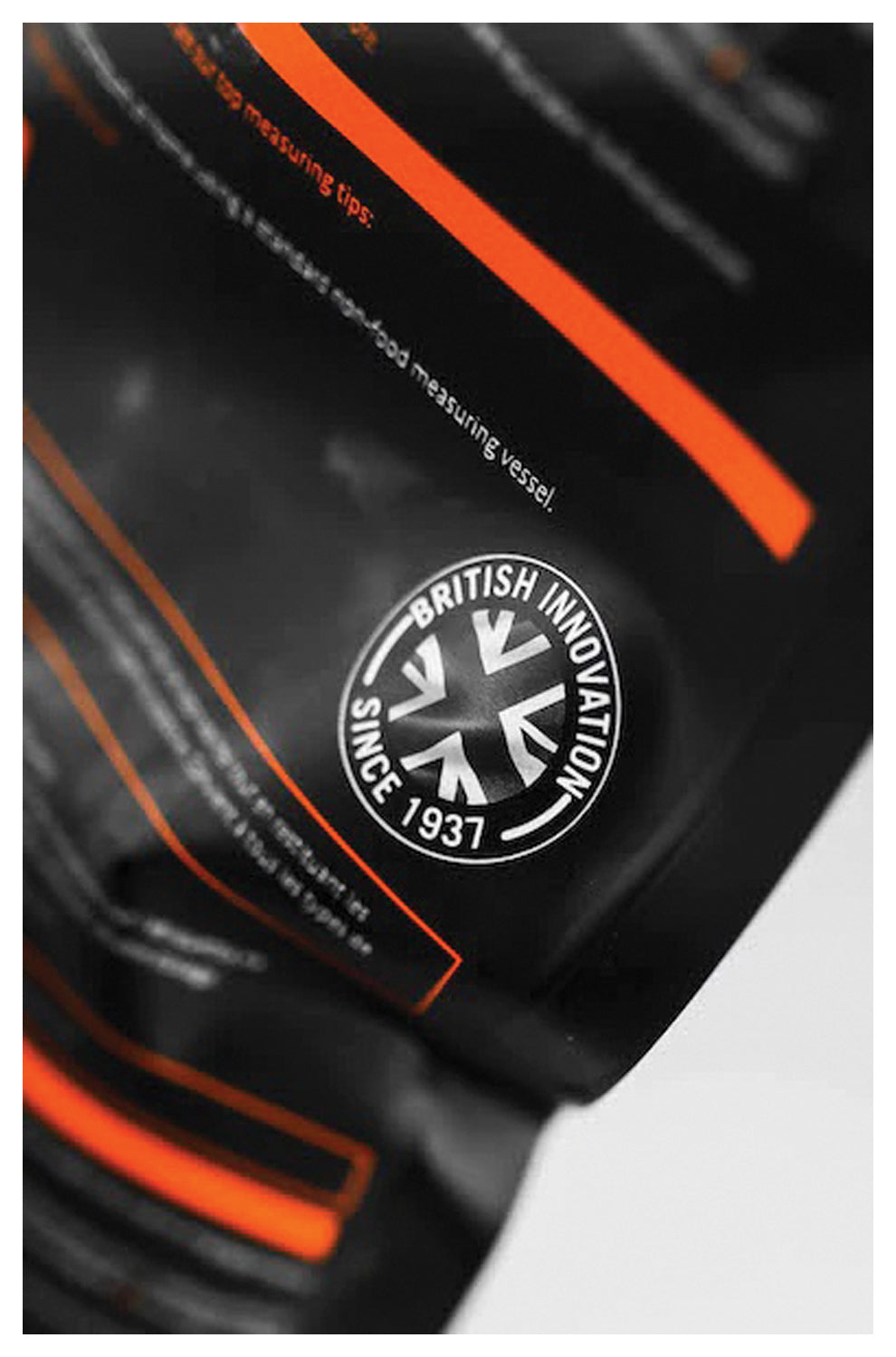 Close-up of the British flag emblem on the Grangers Clothing Repel pouch