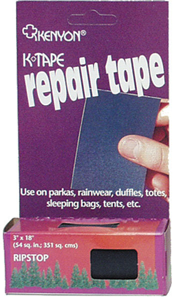 Kenyon K-Tape Ripstop Repair Tape - Black