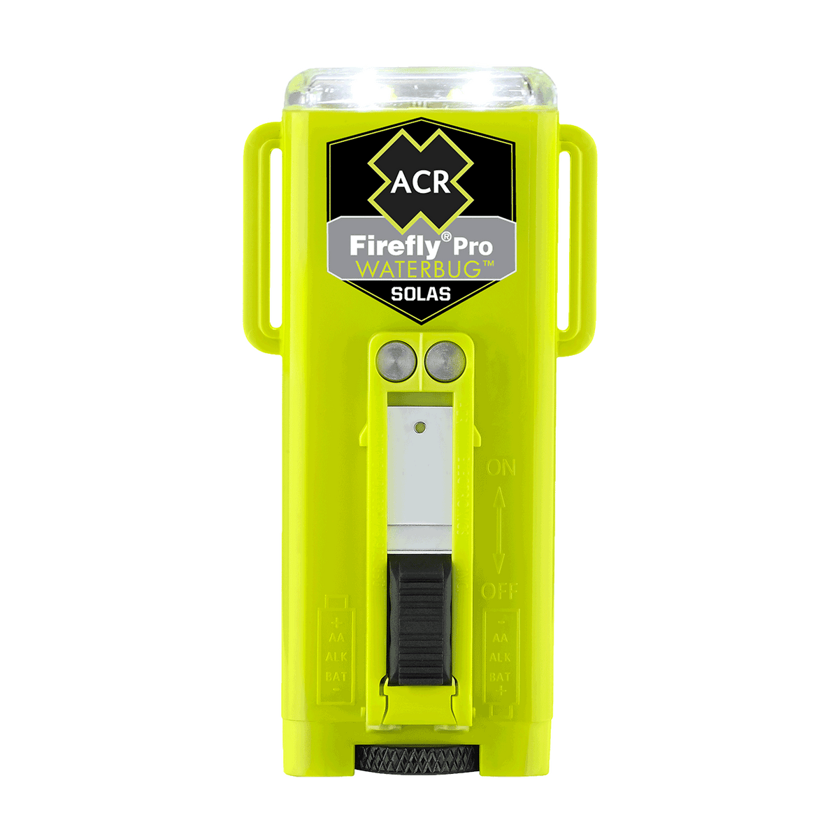 ACR Firefly PRO Waterbug water-activated rescue strobe - front view
