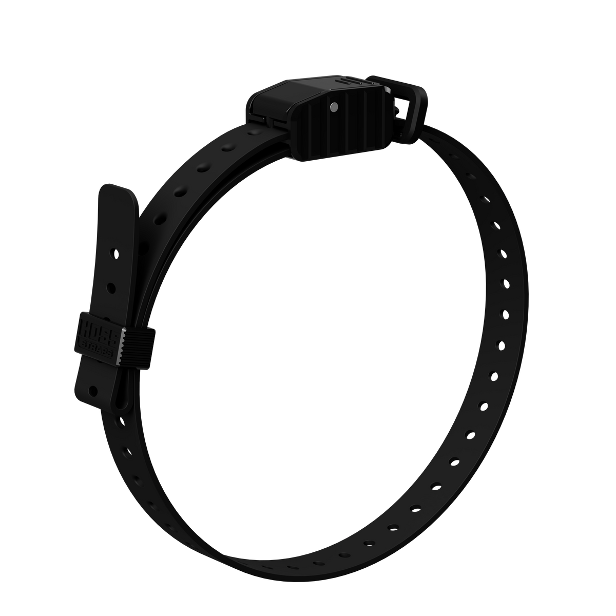 Hoss Straps 3/4" Replacement E-Collar Strap - black example, product view