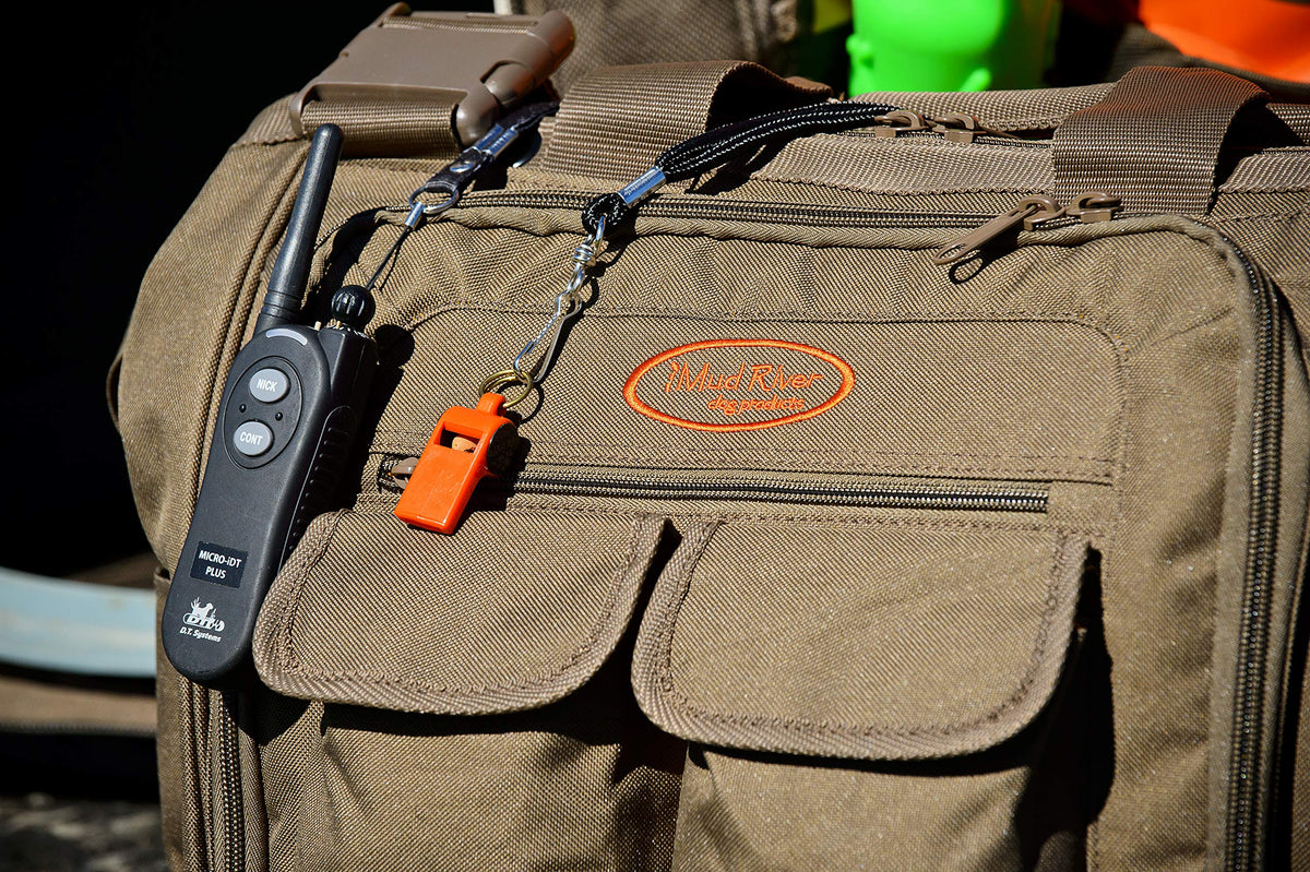 Mud River handler bag front pockets and accessory storage