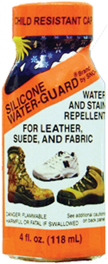 Orange Atsko Silicone Water-Guard boot dauber bottle, 4 fl oz (118 ml)