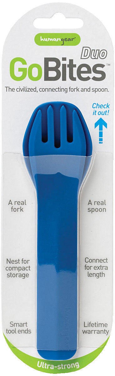 humangear GoBites Duo Utensil Set - Blue