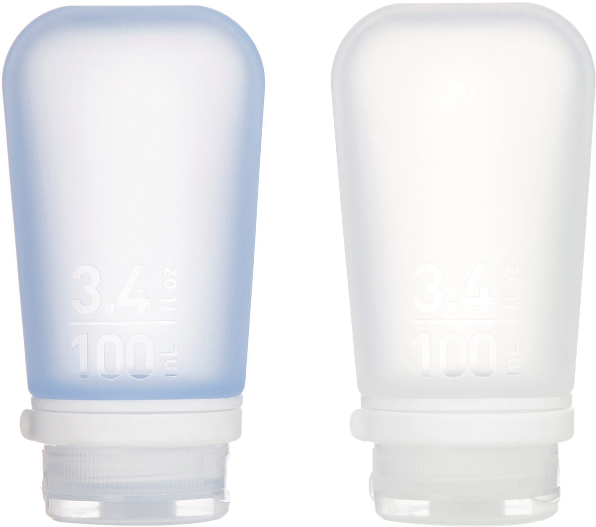 humangear GoTubb Containers - Large, 2 Pack, Clear & Blue