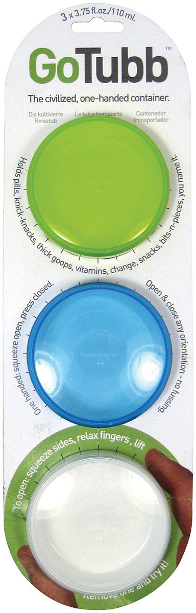 humangear GoTubb Medium Containers, 3-Pack
