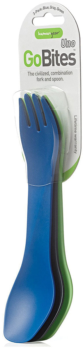 humangear GoBites Uno Utensils, 3-Pack