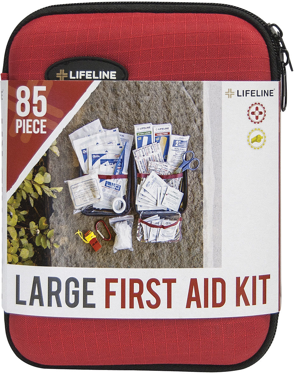 Lifeline Hard Shell First Aid Kit - Large, 85 Pieces
