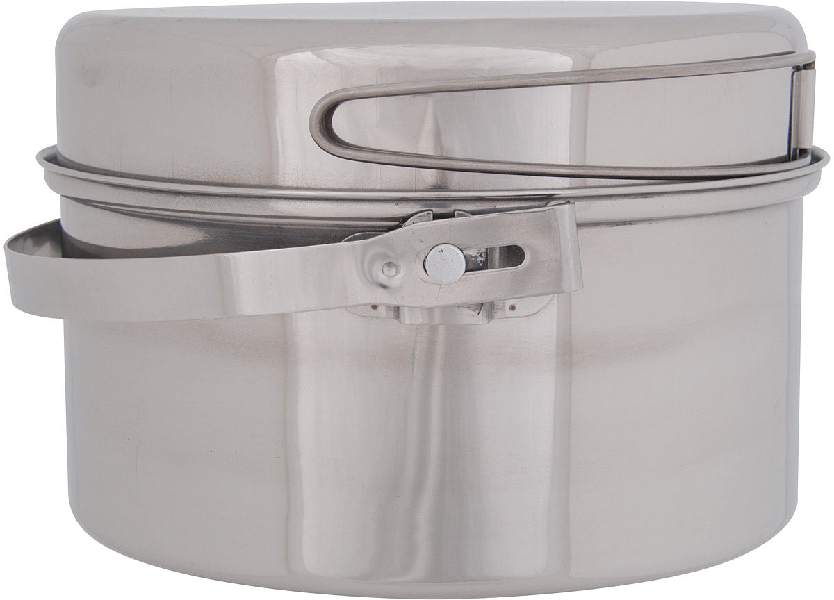 Olicamp AK 3-Quart Stainless Steel Camping Cookset