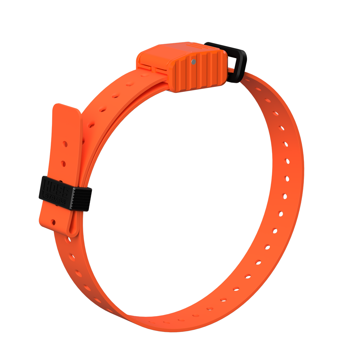 Hoss Straps 1" Replacement E-Collar Strap - orange example, product view