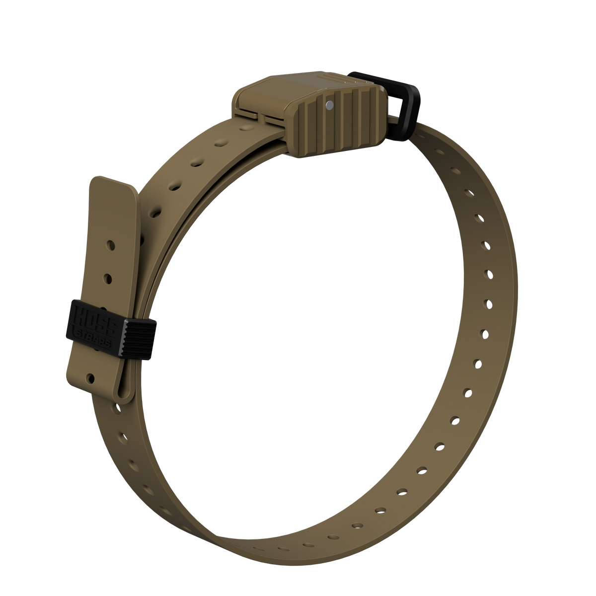 Hoss Straps 1" Replacement E-Collar Strap - tan example, product view