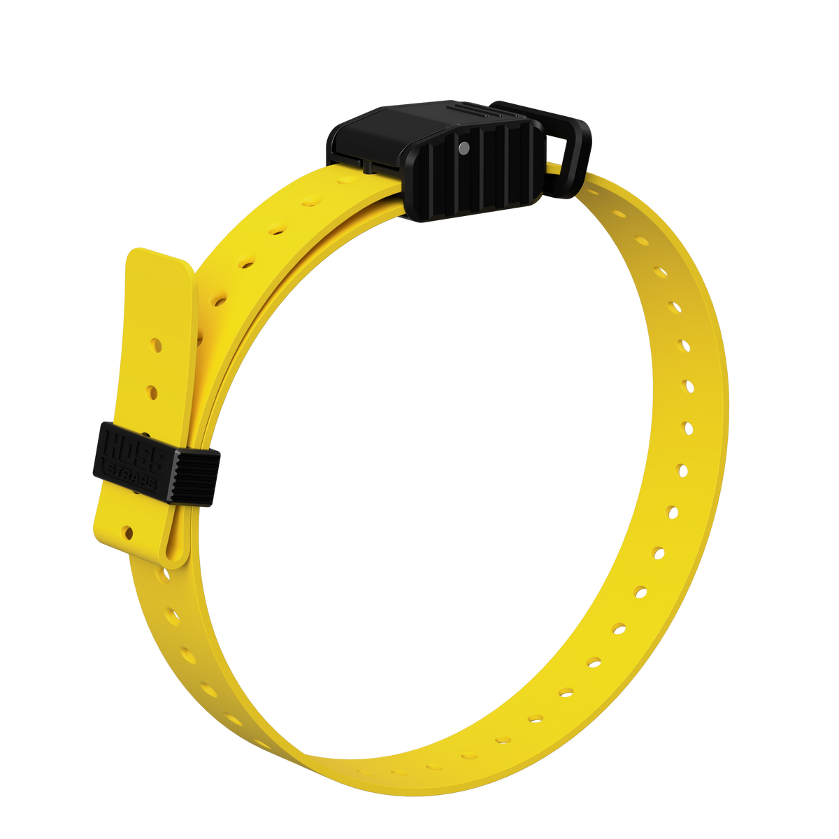 Hoss Straps 1" Replacement E-Collar Strap - yellow example, product view