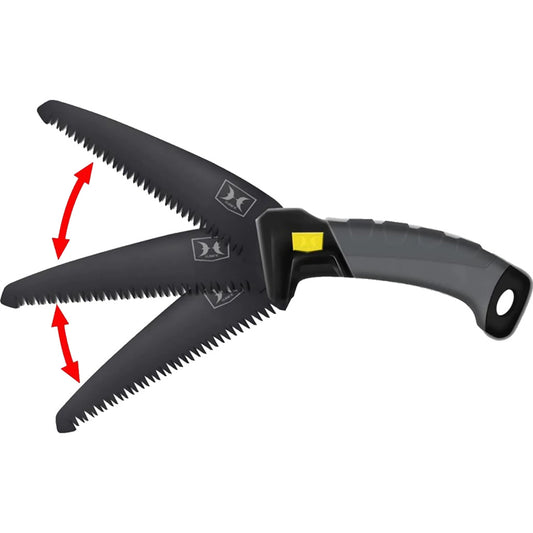 Hawk Handheld Wood Saw, Black