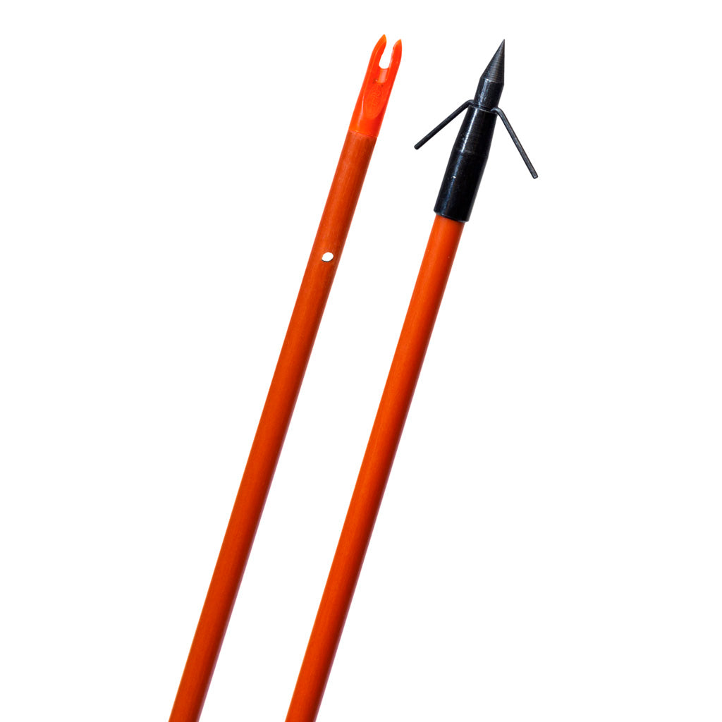 Fin-Finder Raider Bowfishing Arrow Orange with Typhoon Point