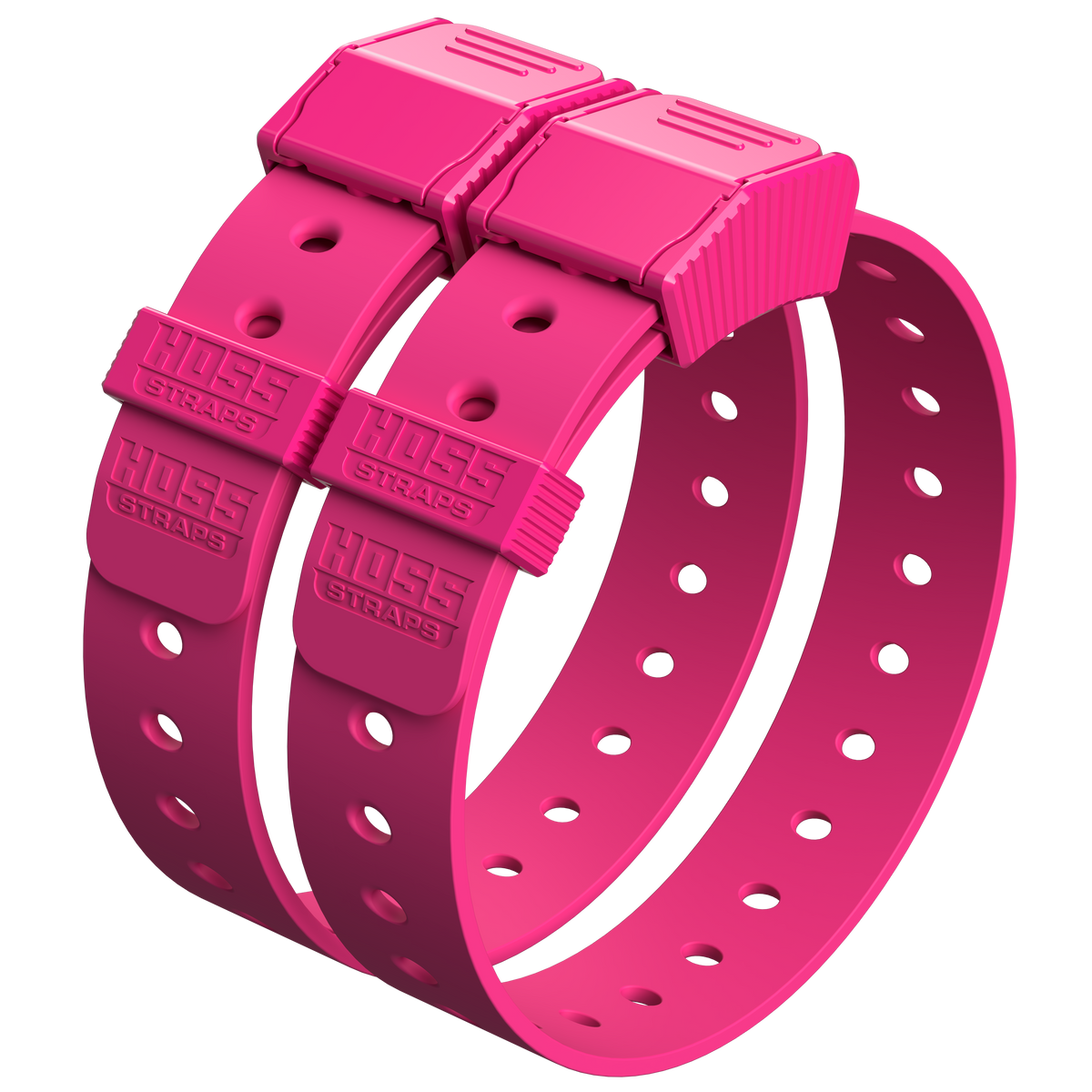 Hoss Straps Gear Straps 24-Inch - two pink straps example, product view
