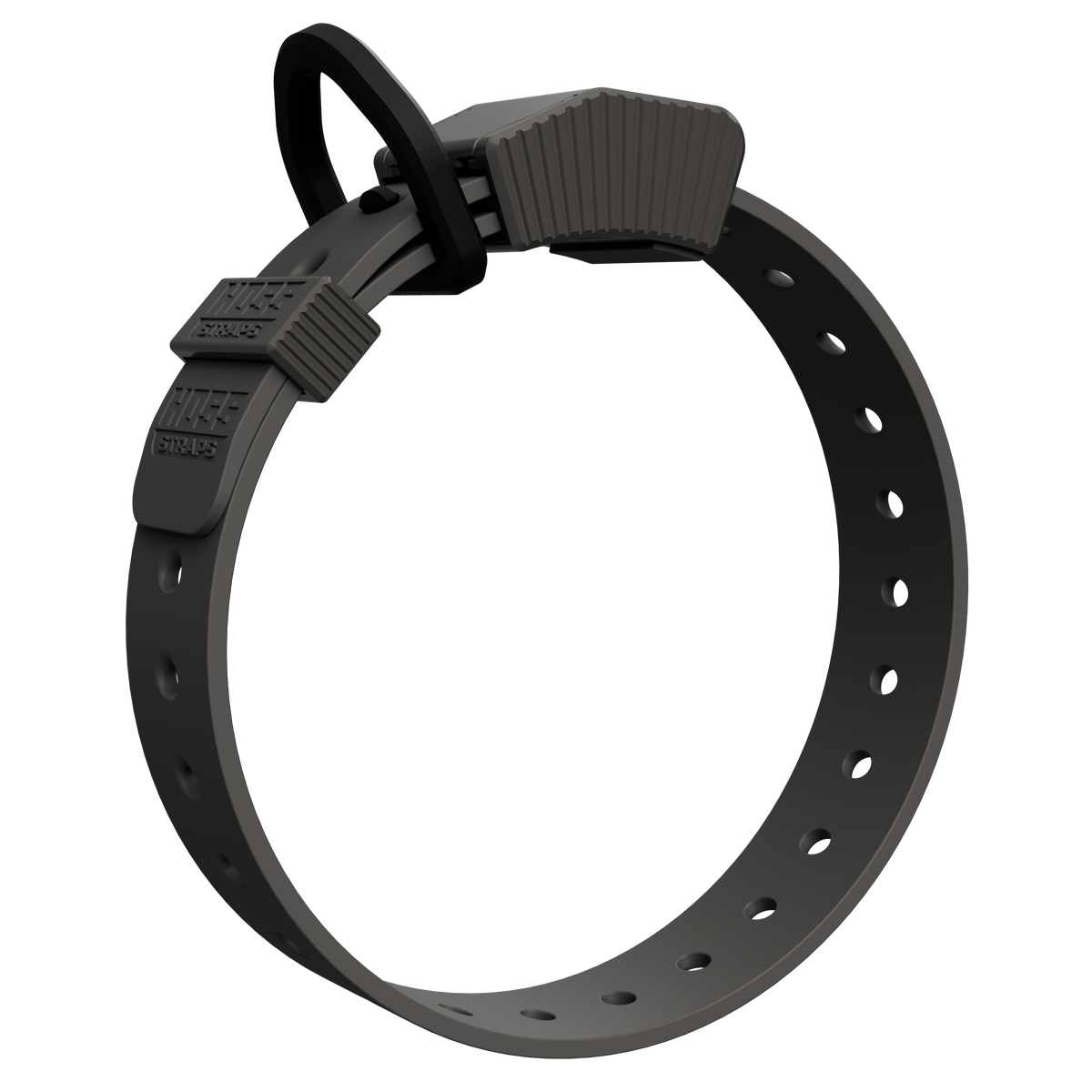 Hoss Straps FIELD COLLAR - dark gray example, product view