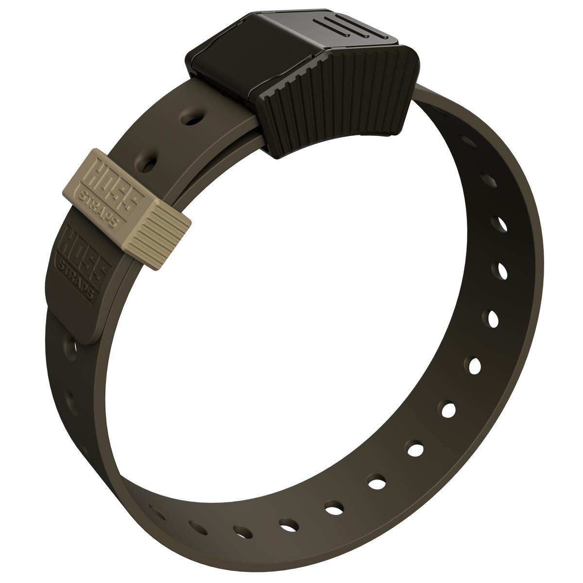 Hoss Straps Gear Straps 24-Inch - single olive strap example, product view