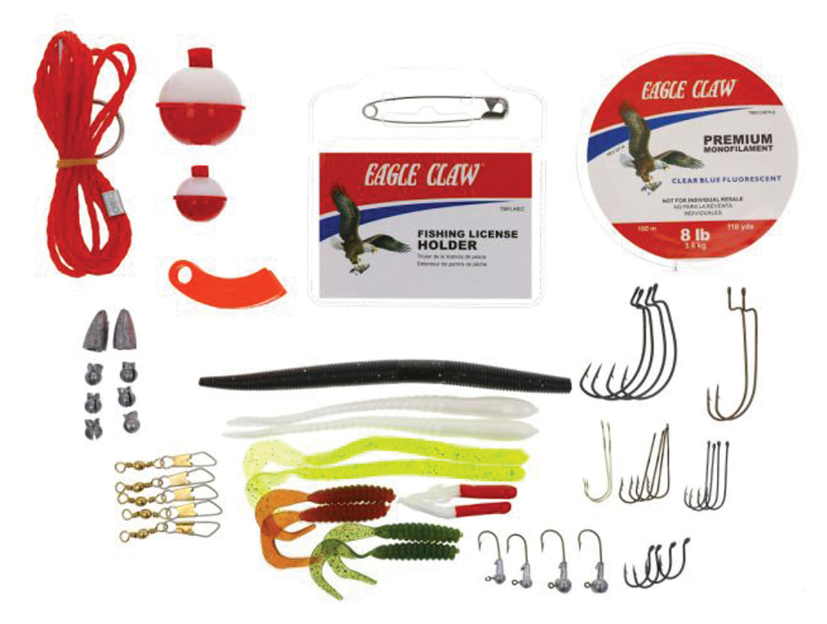Eagle Claw Go Fish Extreme Tackle Box Kit