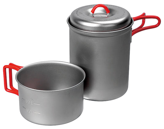 Evernew Ti U.L. Solo Set 750 - Titanium Cook Set