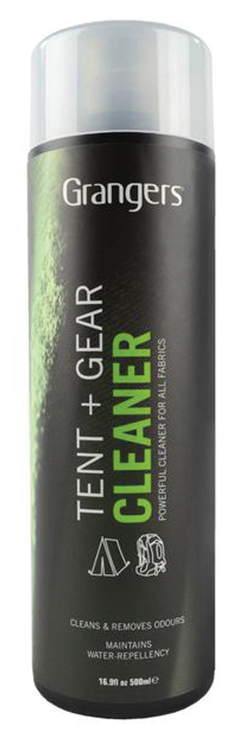 Grangers Tent + Gear Cleaner, front of the 500 ml bottle