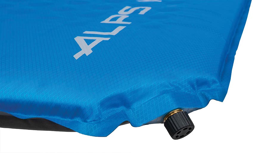 Blue ALPS Flexcore pad corner and brass valve