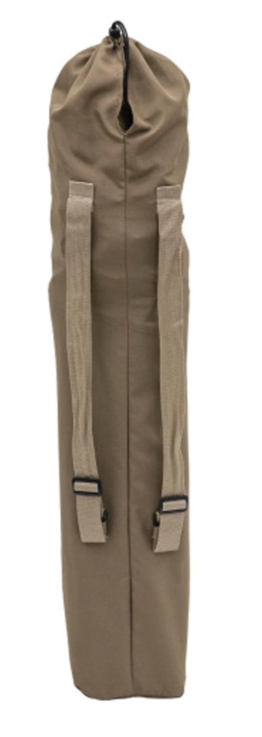 ALPS King Kong chair packed in its Clay carry bag with backpack straps