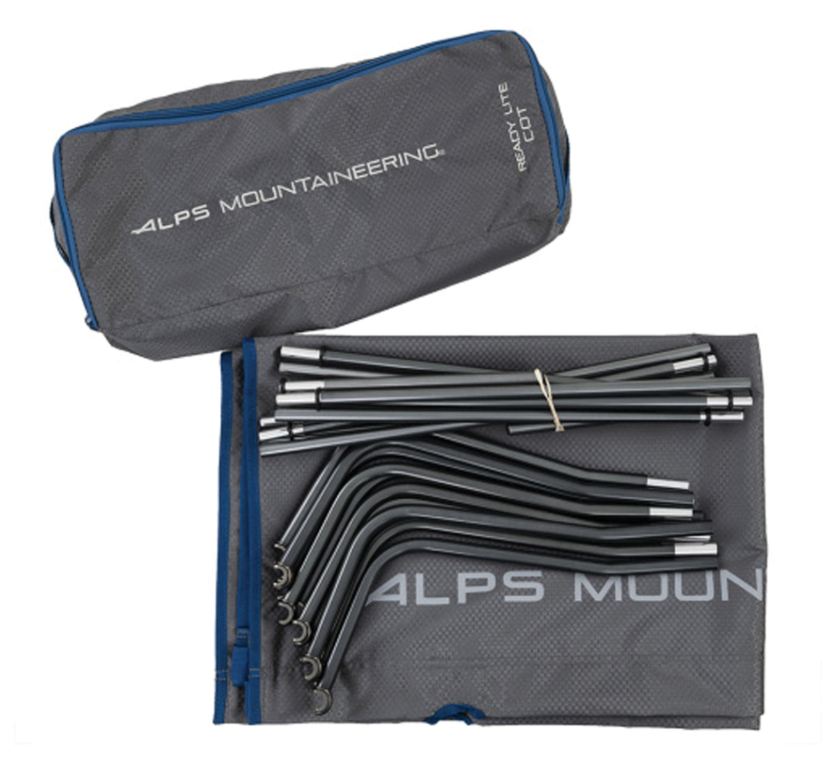 ALPS Mountaineering Ready Lite camping cot in Gray