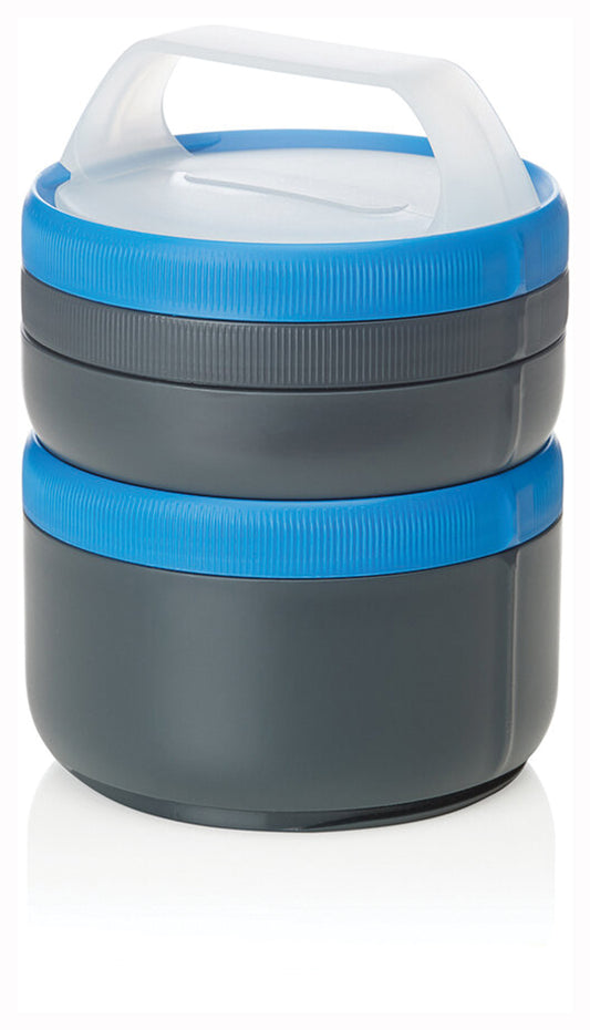 humangear Stax XL EatSystem, Gray/Blue