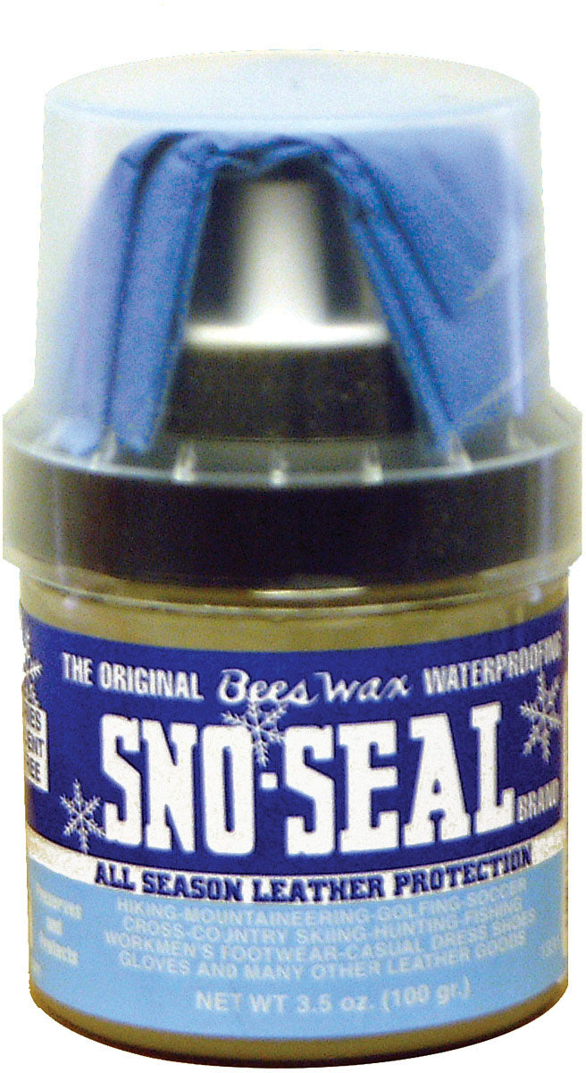 Sno-Seal Beeswax Leather Waterproofing - 4 oz Jar with Applicator