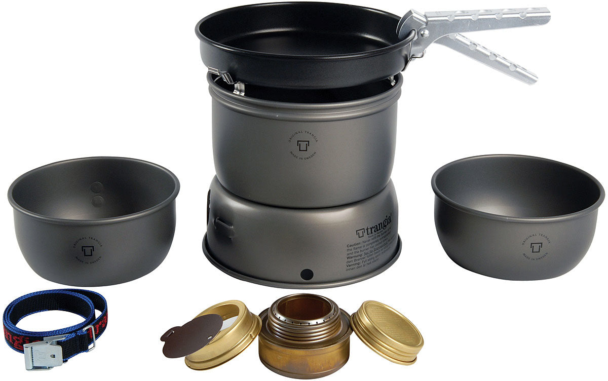 Trangia 27-3 HA Alcohol Stove Kit — spirit burner included; pictured gas burner is not included