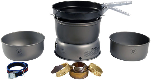 Trangia 25-3 HA Alcohol Stove Kit — spirit burner included; pictured gas burner is not included