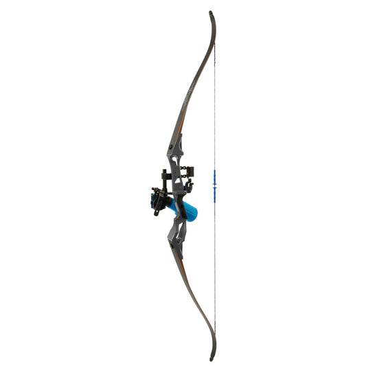 Fin-Finder Bank Runner Bowfishing Recurve Package with Winch Pro Bowfishing Reel
