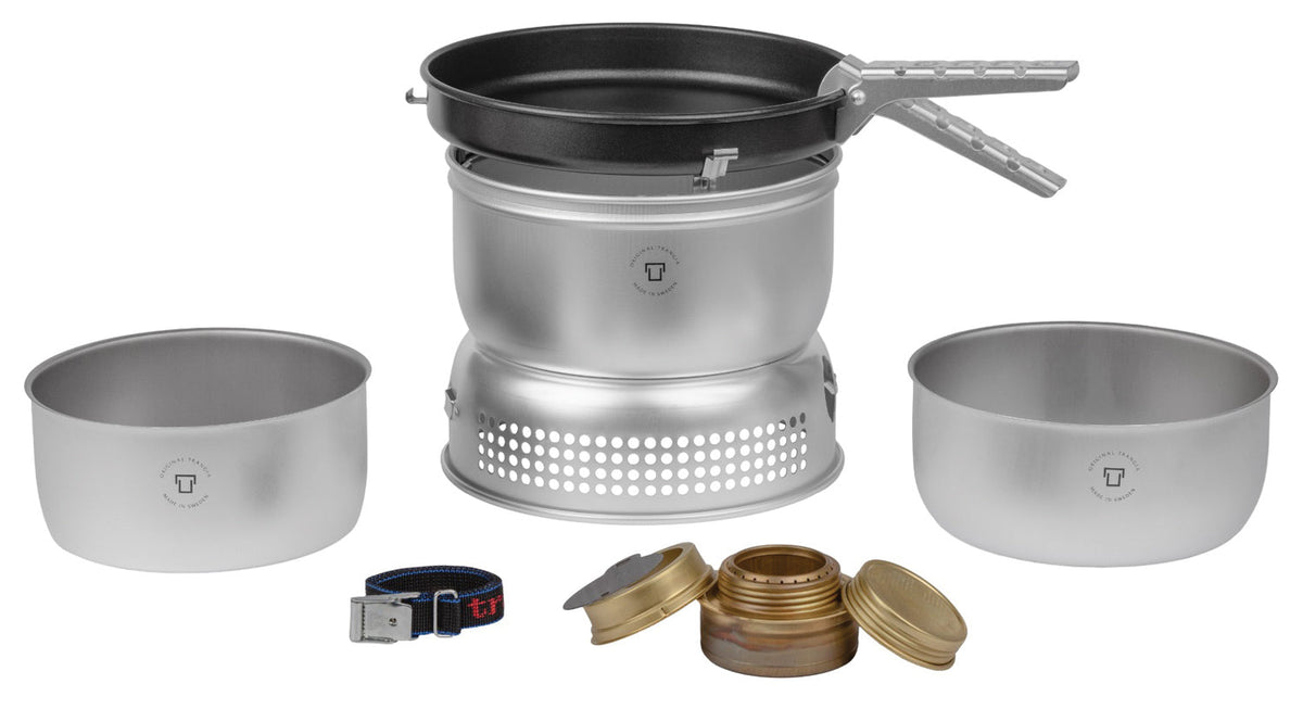 Trangia 25-23 Duossal stove kit with pans, windshields and spirit burner