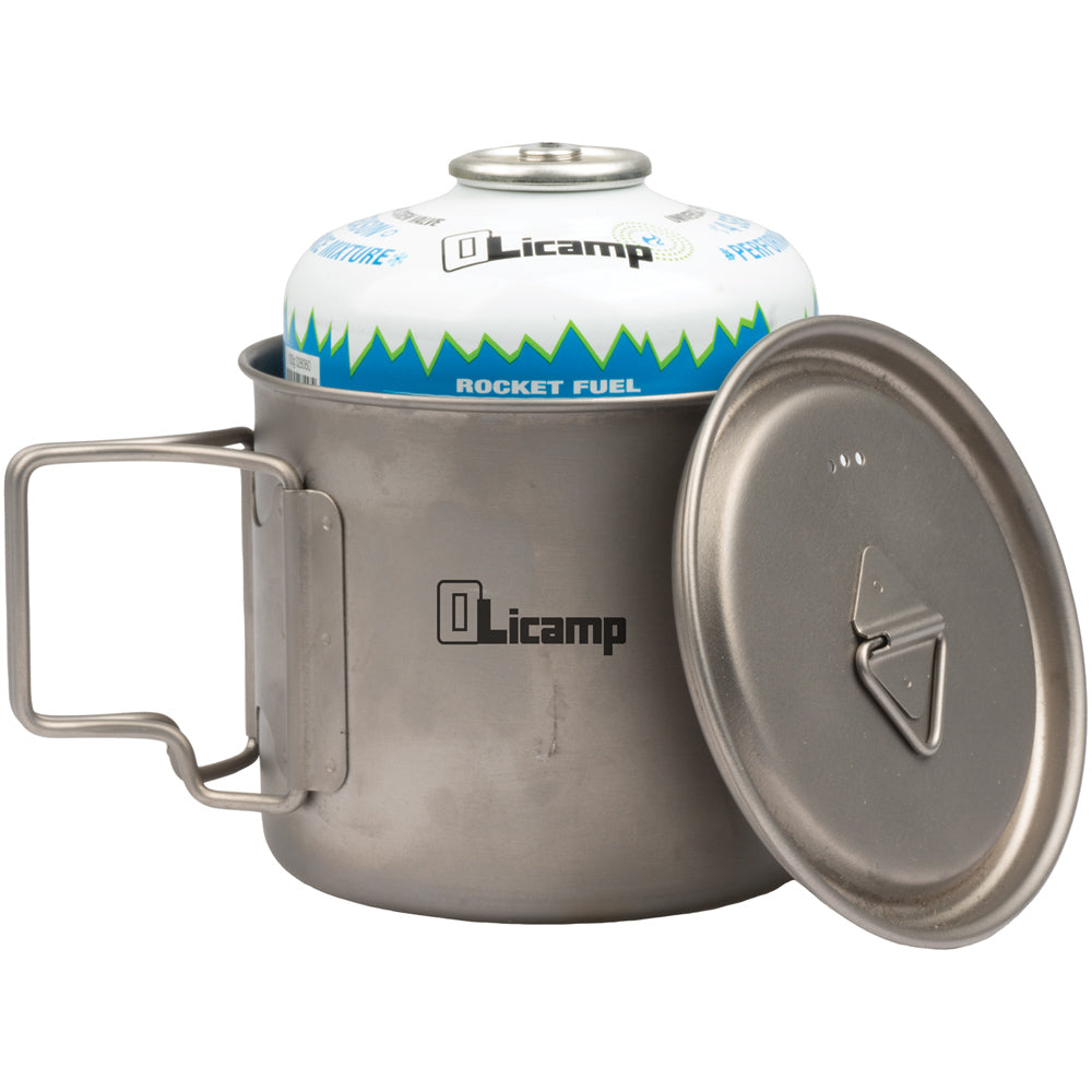 Olicamp Space Saver Titanium Mug with Lid – 550 ml - official manufacturer image 7