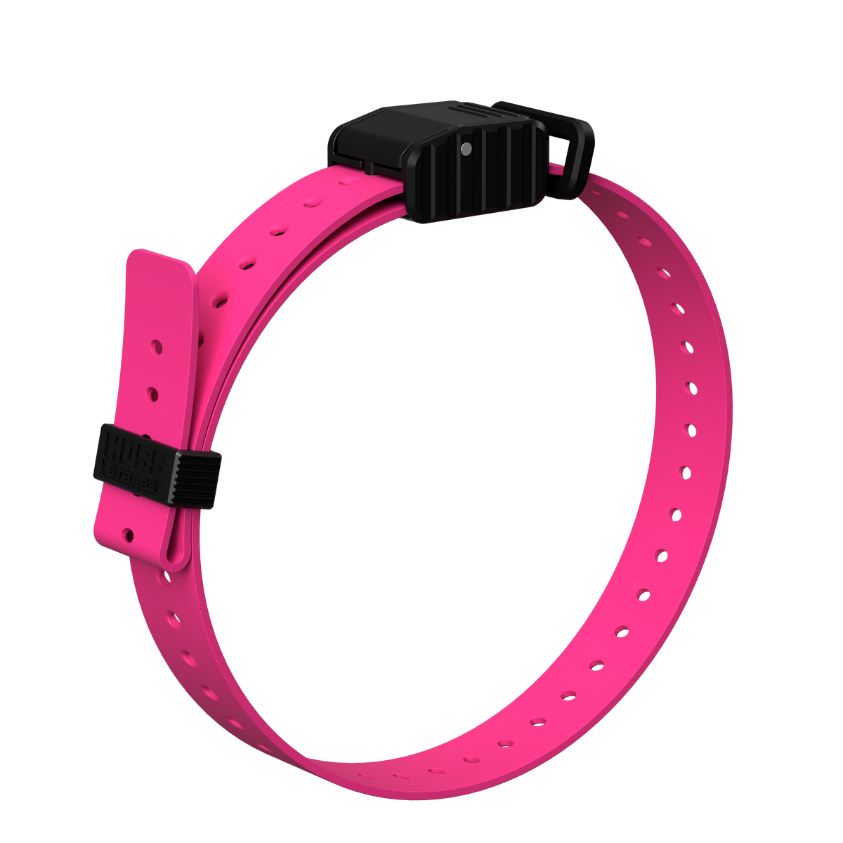 Hoss Straps 1" Replacement E-Collar Strap - pink example, product view