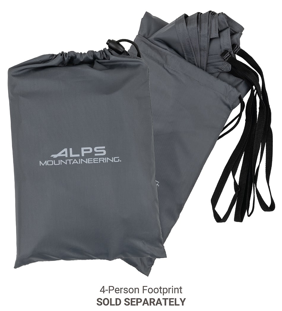 ALPS four-person footprint and storage sack; footprint sold separately