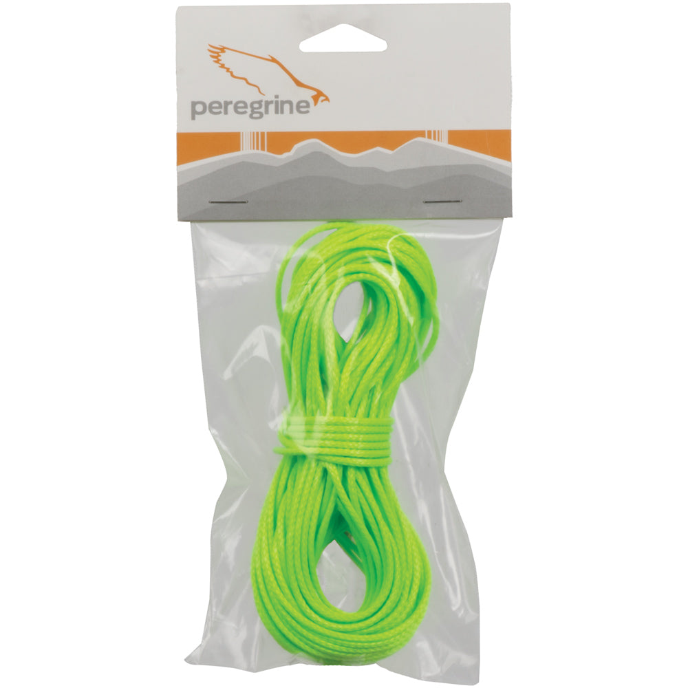 Bright-green Peregrine DynaGLIDE line in its retail package