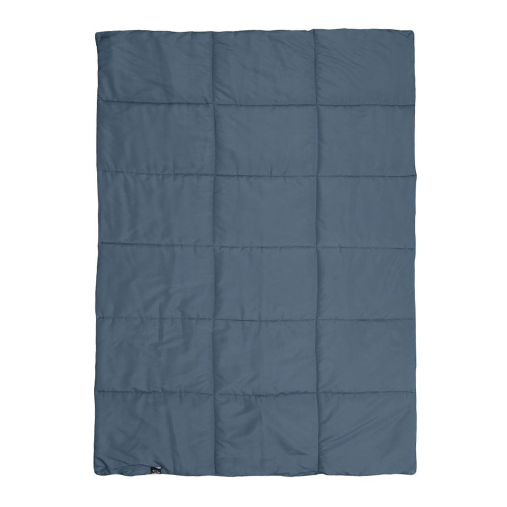 Peregrine Link-Up Single synthetic field quilt in Stone Gray laid flat