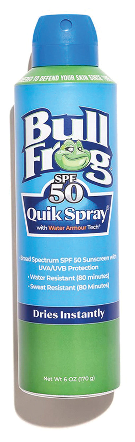 Bullfrog Quik Spray Sunscreen SPF 50 - 6 oz