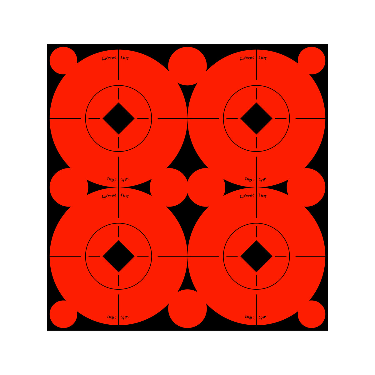 Birchwood Casey Target Spots 3-inch orange targets 40 pack with repair pasters
