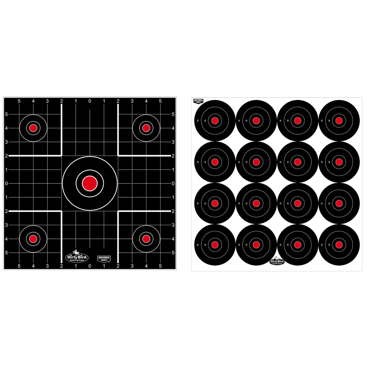 Birchwood Casey Dirty Bird 12-inch reactive target combo twelve pack