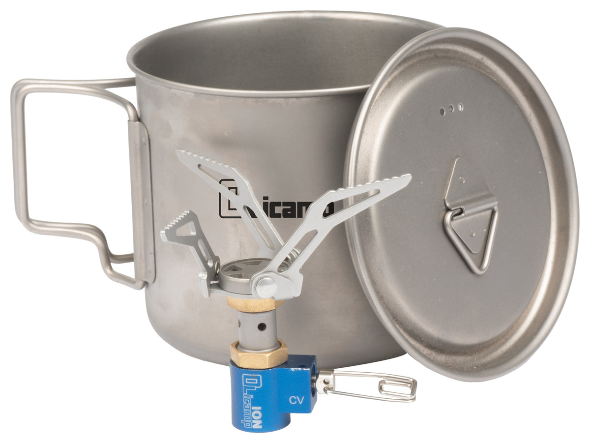 Olicamp Space Saver Titanium Mug with Lid – 550 ml