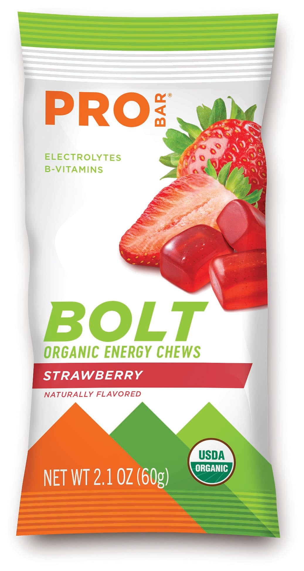PROBAR Bolt Organic Energy Chews - Strawberry