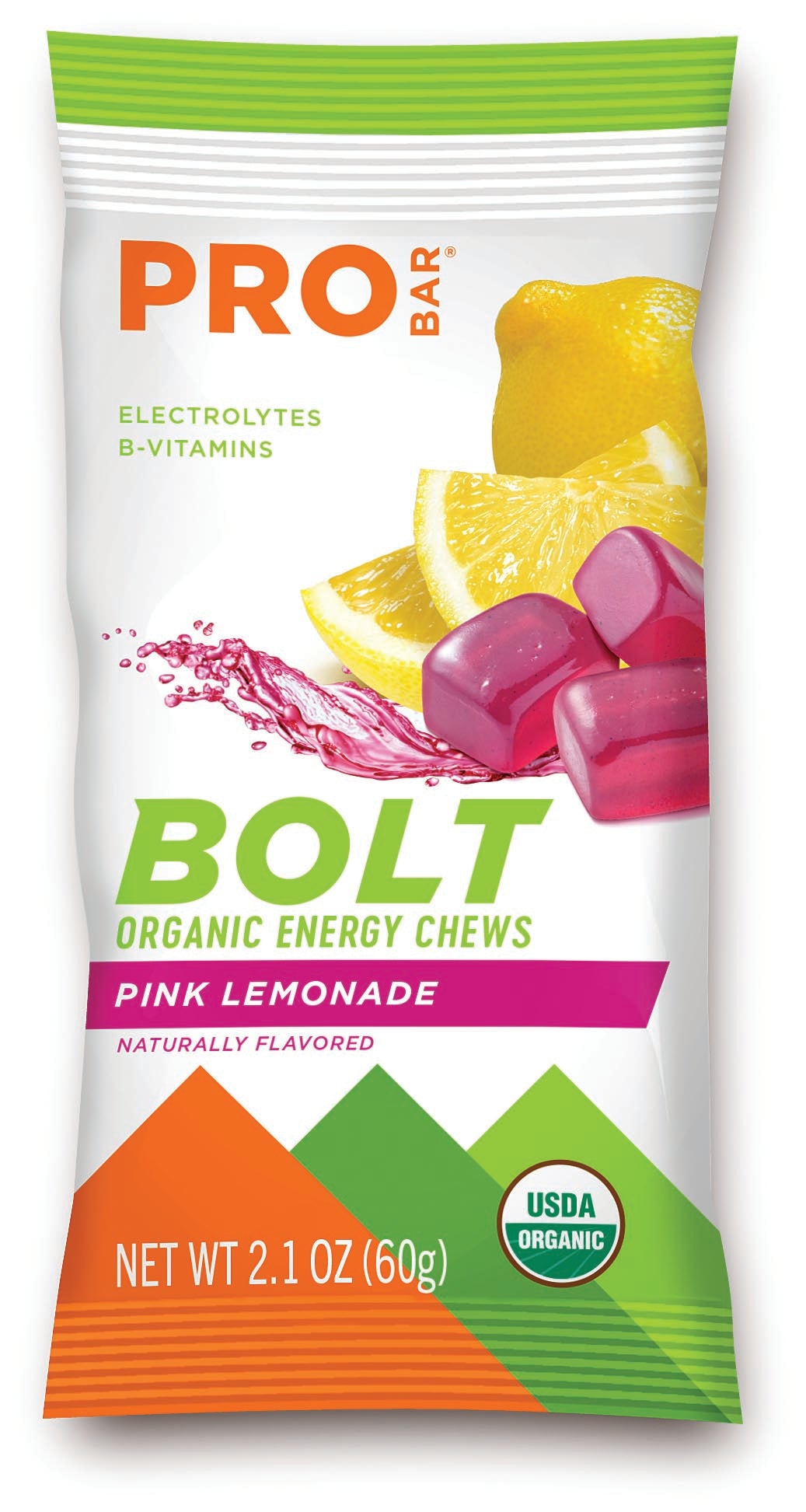 PROBAR Bolt Organic Energy Chews - Pink Lemonade