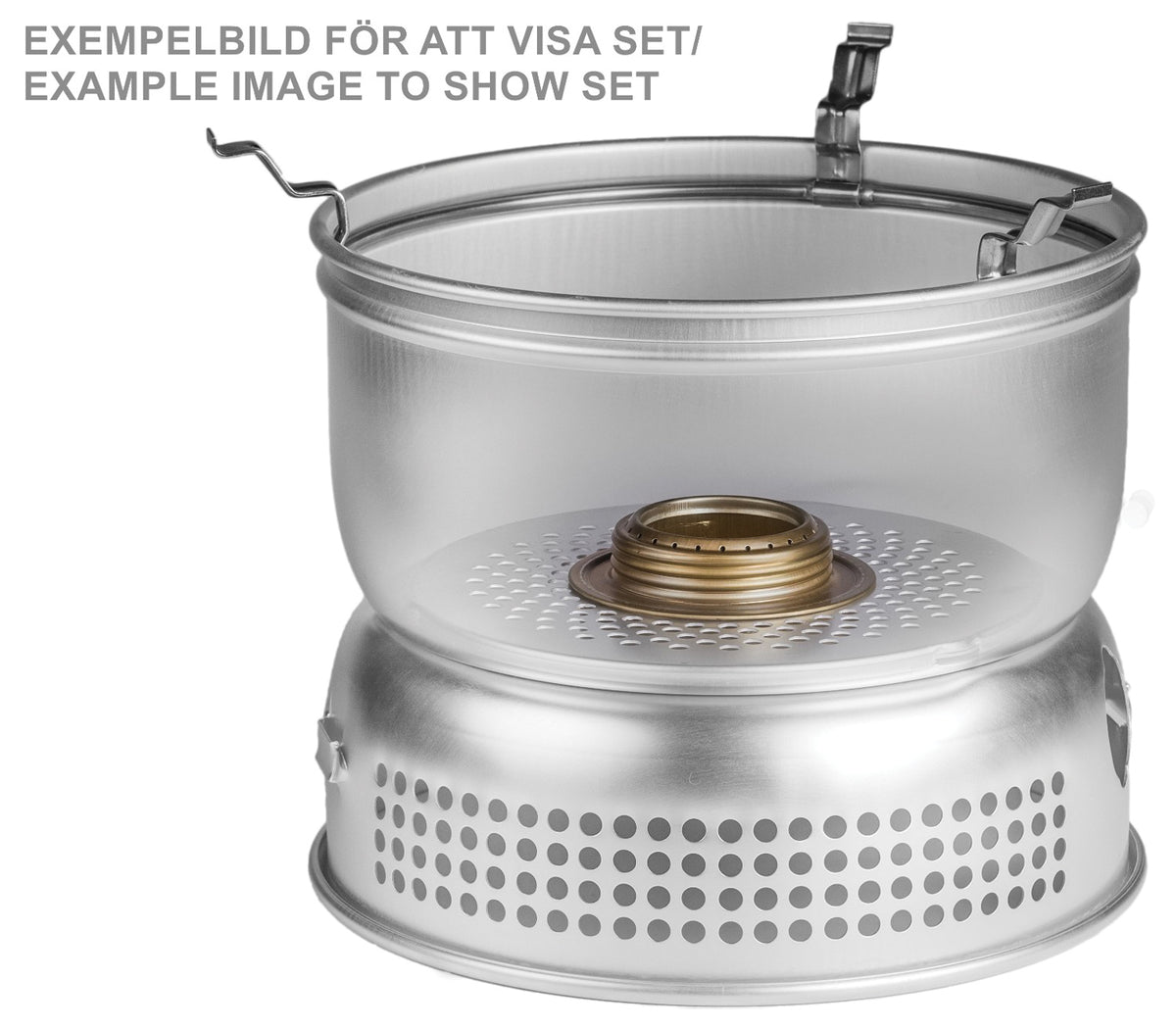 Trangia 25-5 UL Alcohol Stove Kit — spirit burner included; pictured gas burner is not included