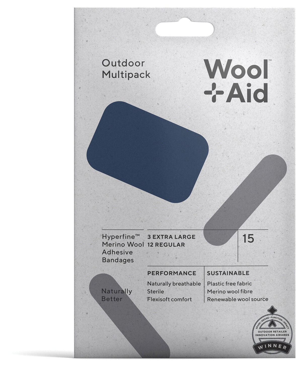 WoolAid Merino Wool Bandages - Outdoor Pack