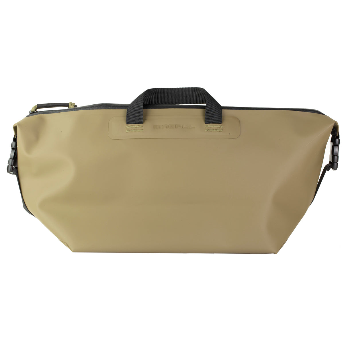 Flat Dark Earth Magpul DAKA Takeout Large bag with black handles and side buckles released