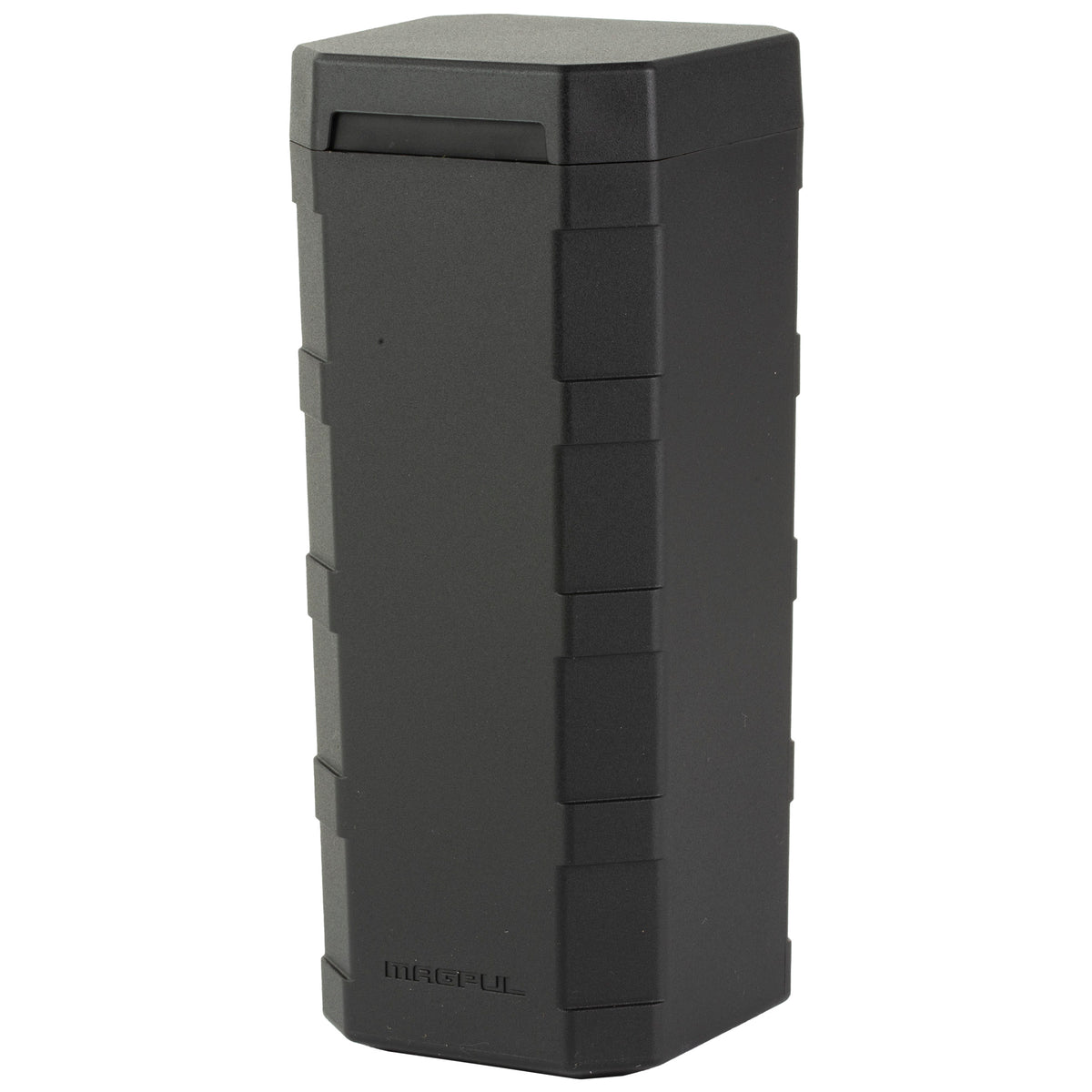 Black Magpul DAKA Can 2.0, angled view of the closed case