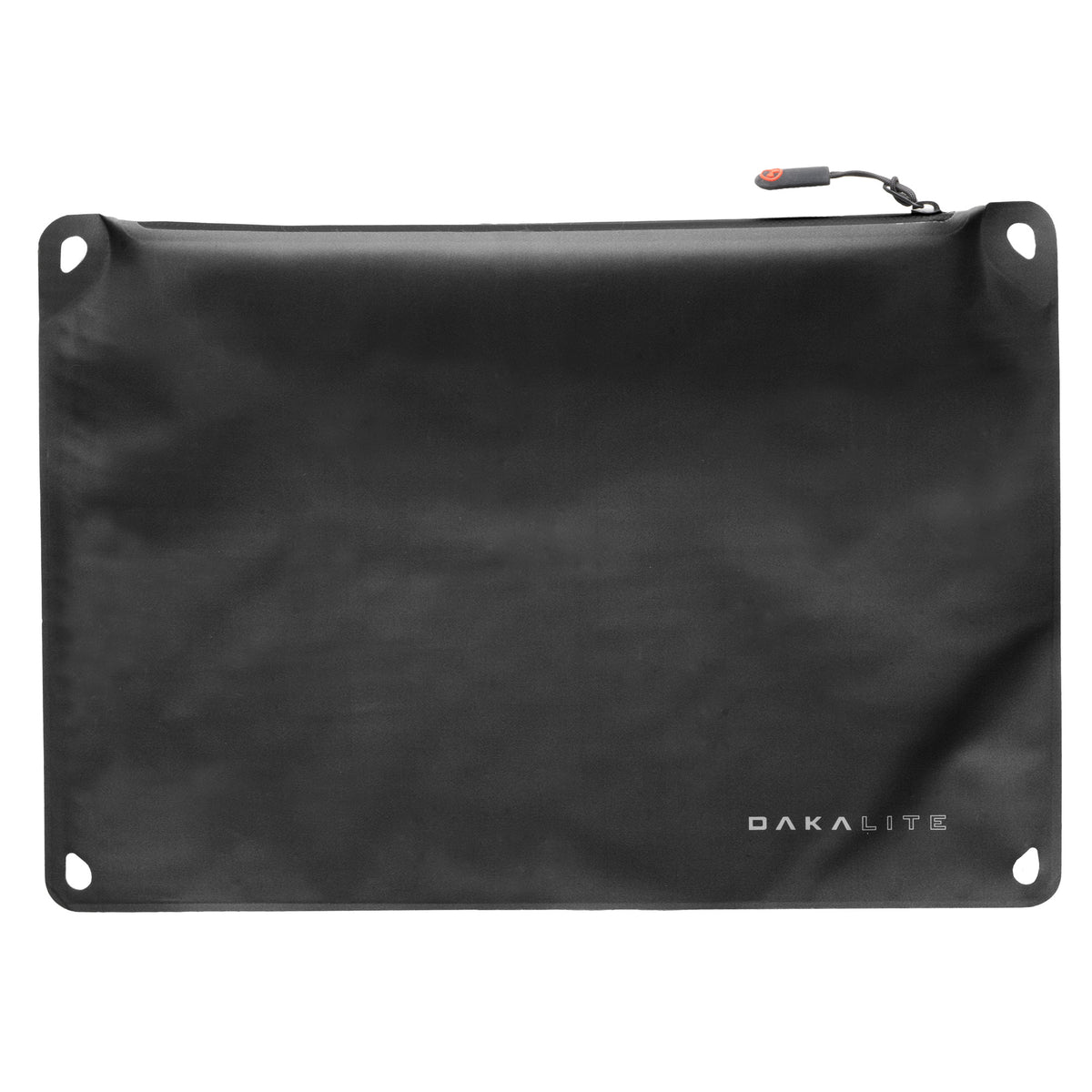 Black Magpul DAKA Lite Pouch, Large, with closed zipper and corner attachment holes