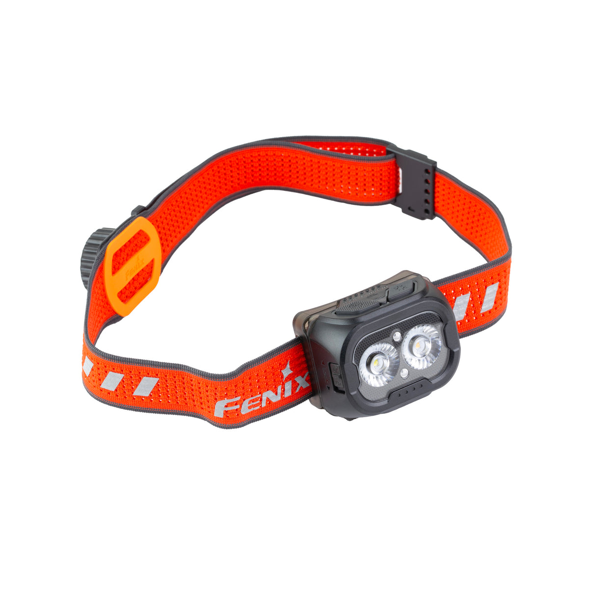 Fenix HL18R-T V2.0 headlamp from the opposite angle, showing the headband adjustment dial